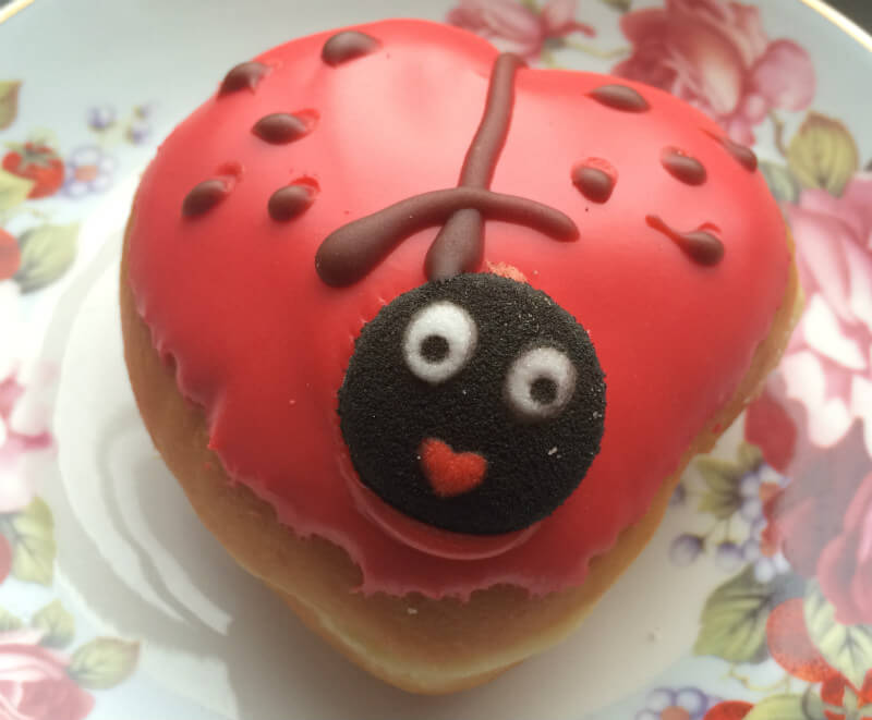 Love Bug doughnut. So cute! 