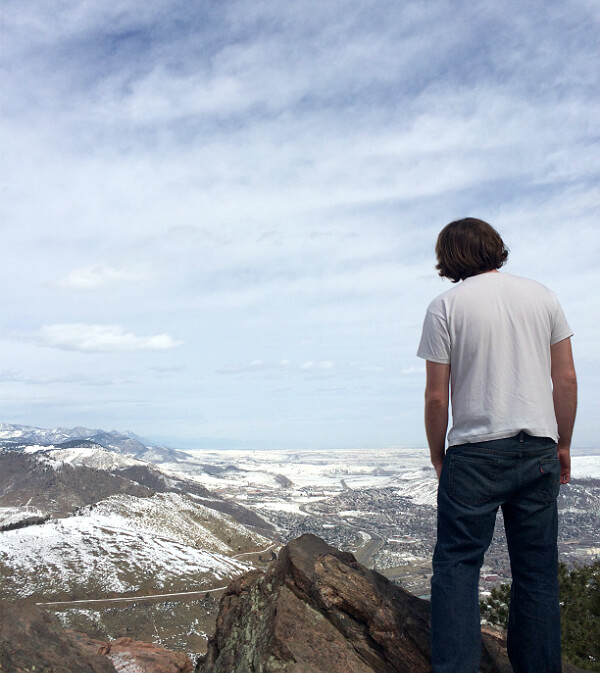 Andrew on Lookout Mountain